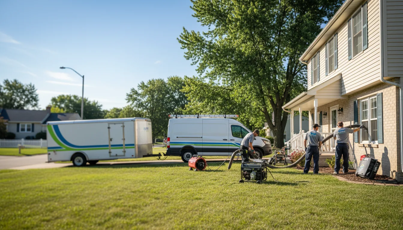 Flooded Basement Restoration And Cleanup With Repair in Springfield, MN near me